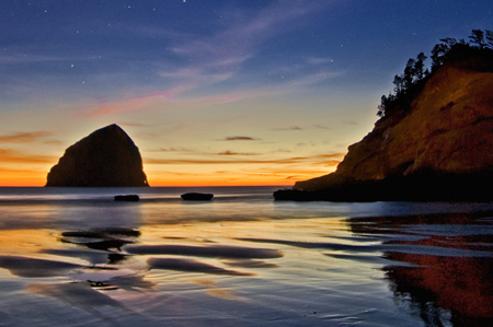 Sunset at Pacific City